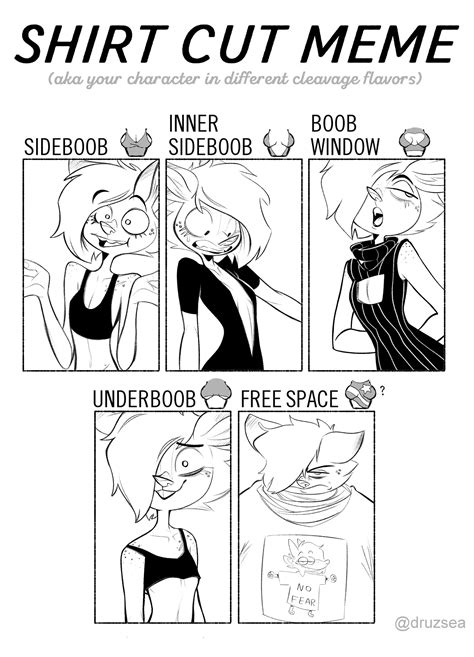 SHIRT CUT MEME {aka, your character in different clecu/ago ficu/ors ...
