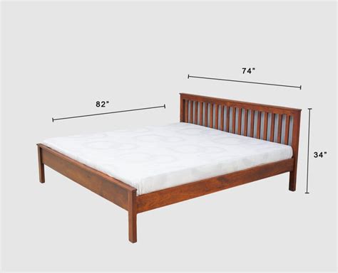 Adelaide Solid Wood King Size Bed