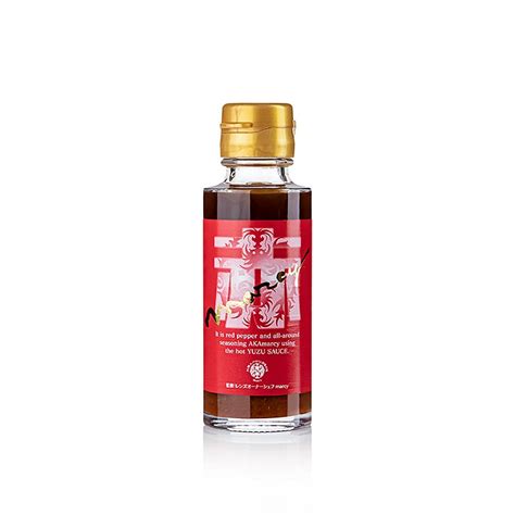 Yuzu Hete Saus Red Marcy, Japan, 94,3g, Fles | GOURMET VERSAND Online ...