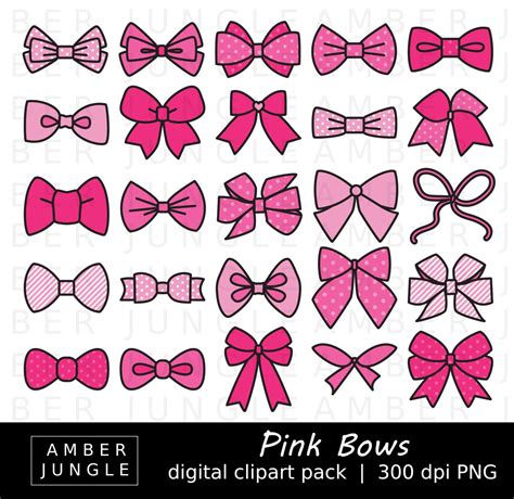 Baby Pink Bow Clipart Pink Bow Clip Art Images – Browse 24,335 Stock