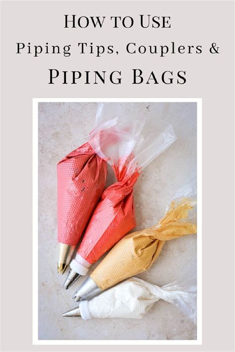 How to Use Piping Bags and Tips