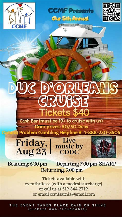 CCMFs Annual Duc dOrleans Cruise Event, 297 Front St N, Sarnia, 23 ...
