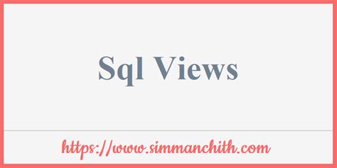Image result for SQL View Table Tutorial