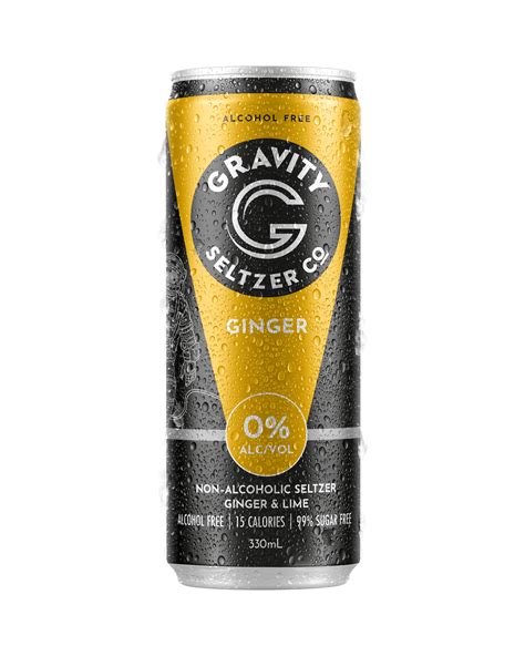 Buy Gravity Seltzer Co. Ginger & Lime 0% Non-alcoholic Seltzer Online ...
