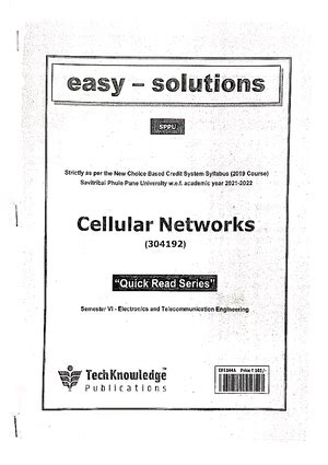 Electronics and Telecommunication Engeenering - BE E&TC - SPPU - Studocu