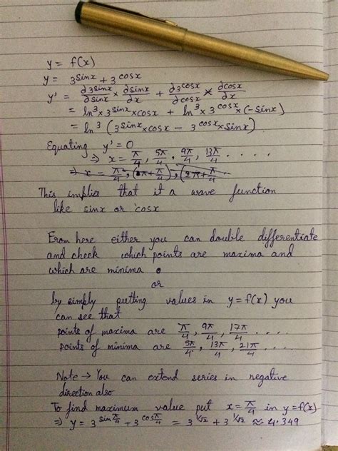 [Solved] what is the minimum value of 3^ sinx + 3^ cos x. Approach please.