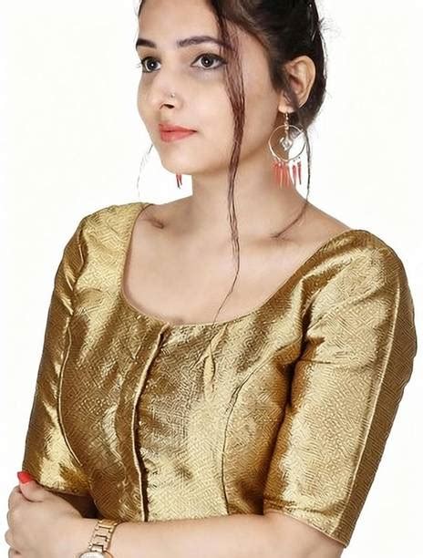 Golden Blouse - Buy Golden Blouse Designs online at best prices ...