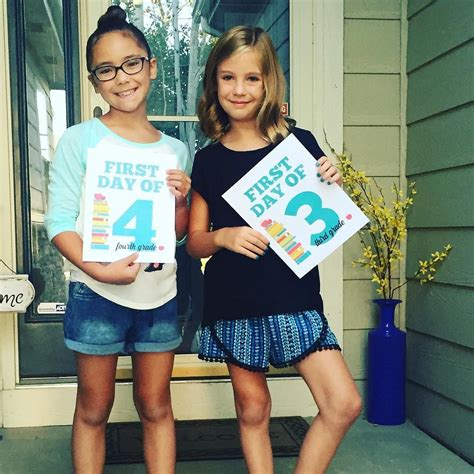 First day of school! We've got ourselves a 4th grader and a 3rd grader ...