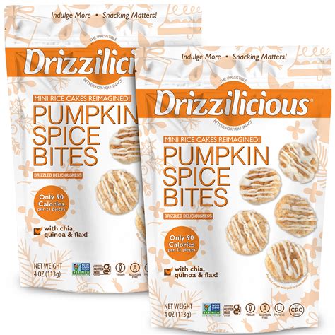 Amazon.com: Drizzilicious Mini Rice Cakes - Rice Crisps, Healthy Snack ...