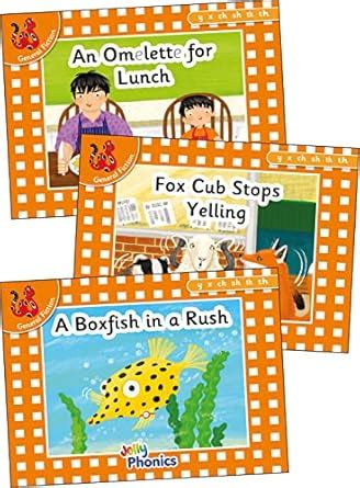 Jolly Phonics Orange Level Readers Set 6: in Precursive Letters ...