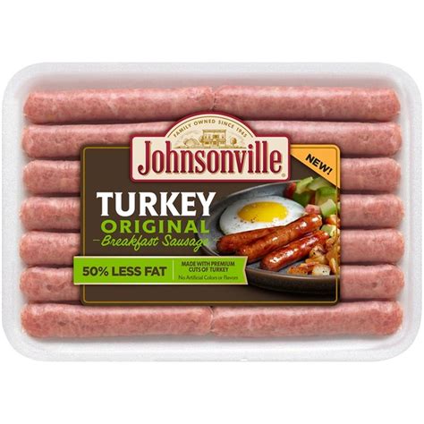 Johnsonville Fresh Turkey Original Breakfast Sausage (10 oz) Delivery ...
