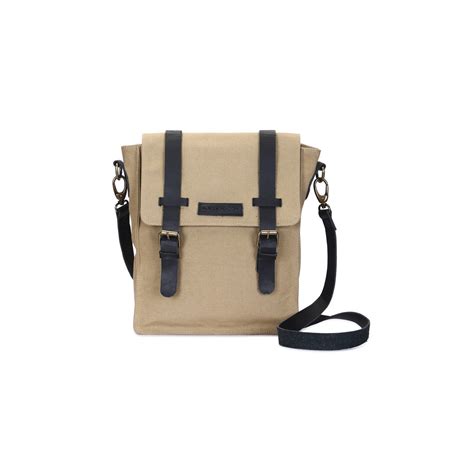 Men's Messenger Bag - Beige| Adjustable Strap | Large & Spacious ...