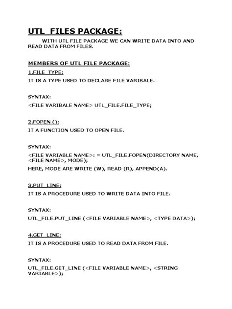 Image result for UTL File in Oracle