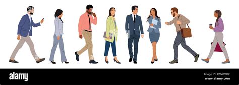 Business People Walking Side Profile 的图像结果