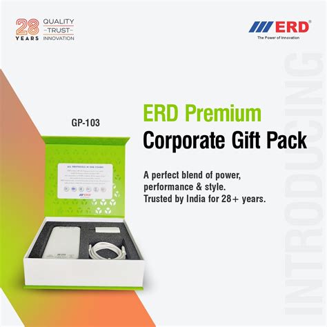ERD Premium Corporate Gift Pack – GP 103 (Power Bank 10000mAh + 33W Ch
