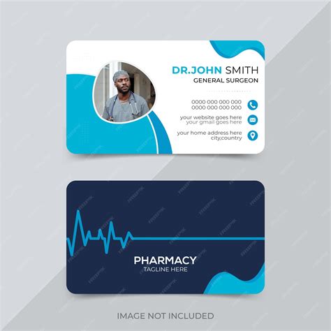 Visiting Card Design Online For Doctors at Kristie Pineda blog