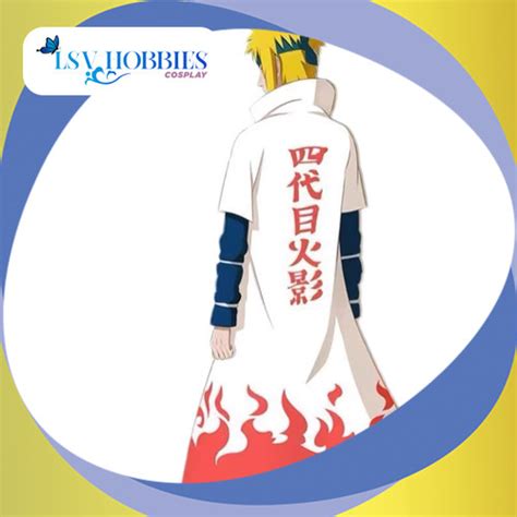 Jual Kostum Cosplay Minato Jubah Yondaime Hokage Anime Naruto - LSV Cos ...