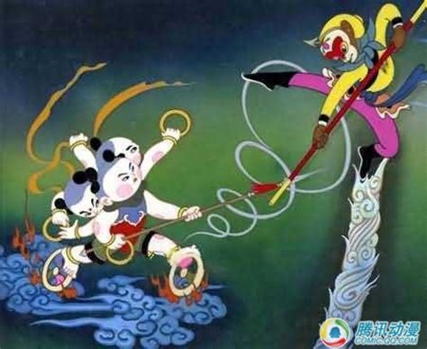 NaZha vs Sun Wukong in the 1964 Chinese Animation, Monkey King: Havoc ...