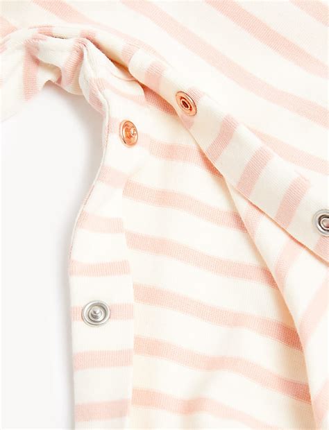 Buy Pure Cotton Striped Dungarees at Marks & Spencer