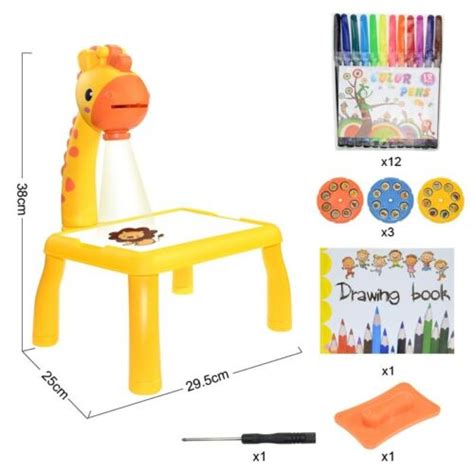 Does not apply Interactive Kids Drawing Table with Projector and India ...