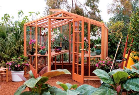 Santa Barbara Deluxe 9X12 Redwood Greenhouse | Free Shipping