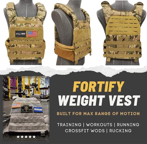 Buy POLYFIT Fortify Weighted Vest for Workout - Strength Training ...