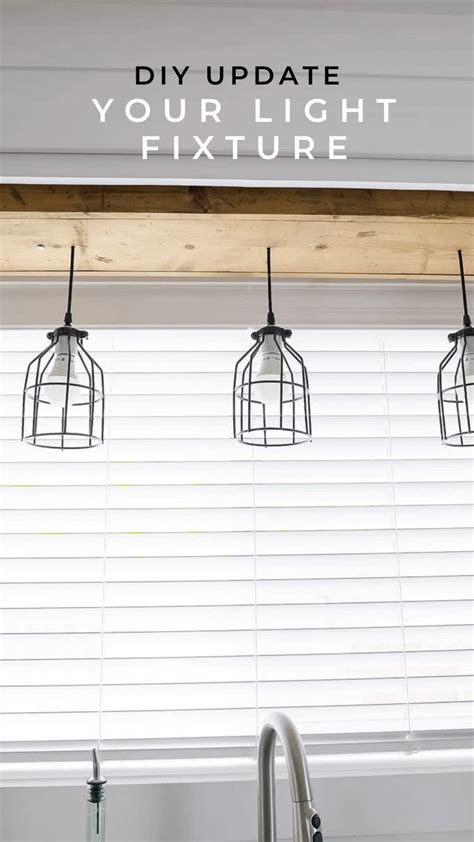 DIY Kitchen Pendant Light Over Sink