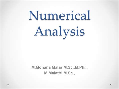 Math Numerical Analysis 的图像结果