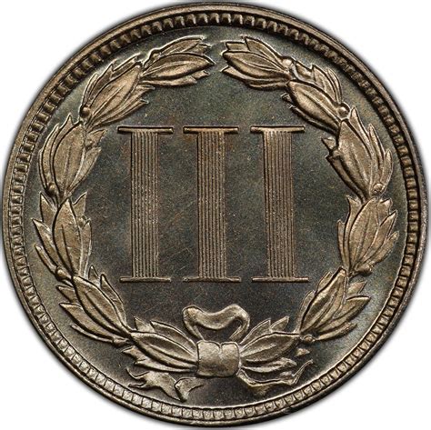 Three Cents 1877 (Proof only), Coin from United States - Online Coin Club