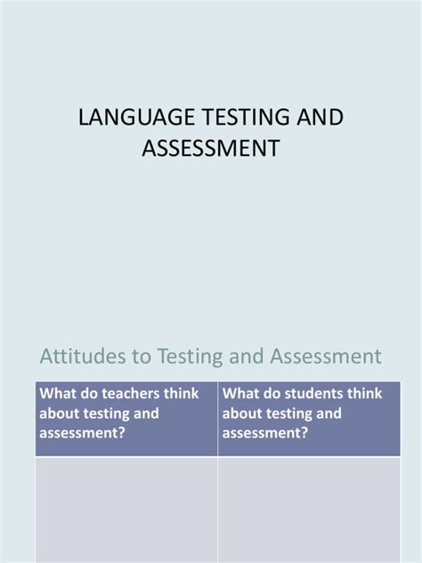Image result for Language Assessment Test Sample