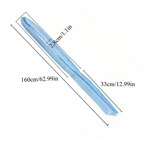 Heatless Curling Rod Headband, No Heat Curl Ribbon With Scrunchie ...