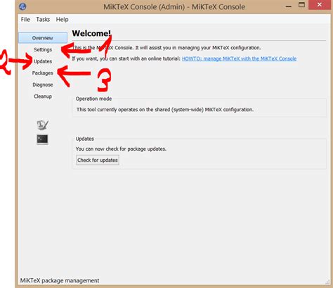 MiKTeX Console Install 的图像结果