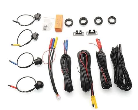 Universal 360° Car Camera System with 4 HD Wide-Angle Cameras (Front ...