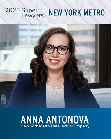 Congratulations to Anna Antonova of our New York City office, who has ...