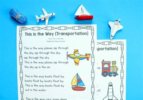 Transportation Preschool Songs 的图像结果