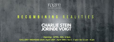 RECOMBINING REALITIES by Charlie Stein and Jorinde Voigt, Lindenstraße ...