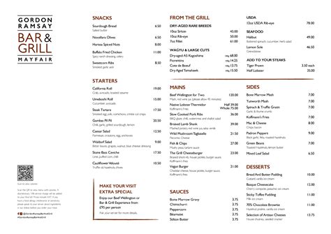 View our Menus - Gordon Ramsay Bar & Grill | Gordon Ramsay Restaurants