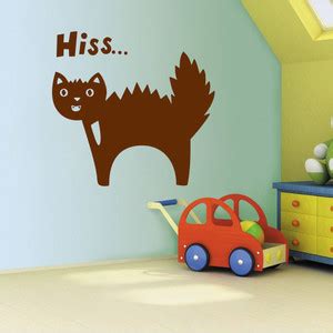 Decor Villa 38 cm Decor villa The cat Wall Decal & Sticker Self ...