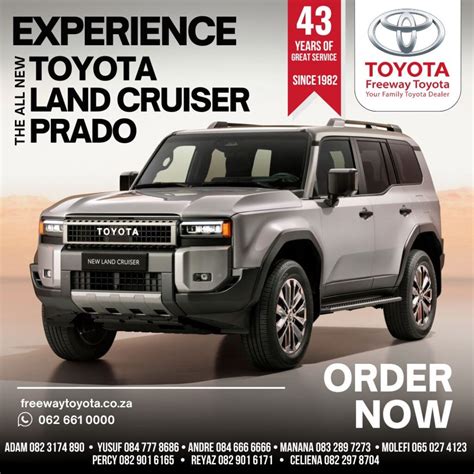 Toyota Land Cruiser on Special – Freeway Toyota Johannesburg – Best deals on Toyota Corolla ...