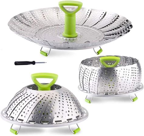 Vegetable Steamer Basket, Stainless Steel Folding India | Ubuy