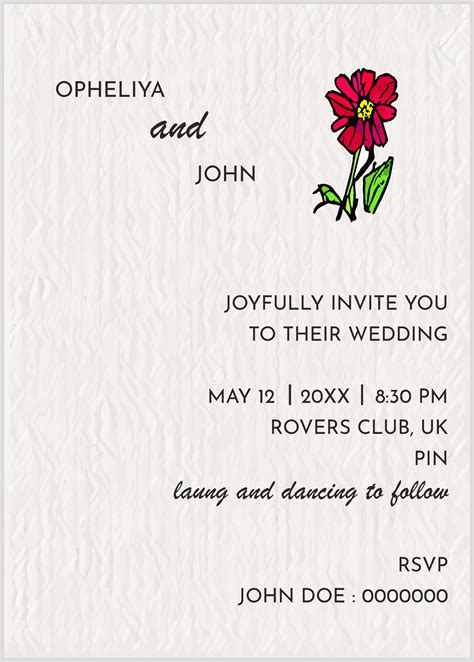 Rustic Invitation Card Design, Create Ecard With Our Card Maker