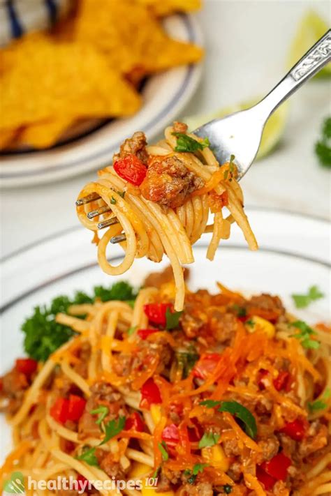 Mexican Spaghetti Recipe - Cheesy and Tasty