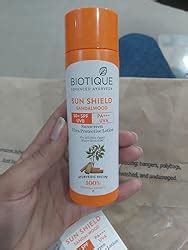 Biotique Bio Sandalwood Sunscreen Ultra Soothing Face Lotion, SPF 50 ...