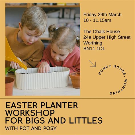 Easter Planter Workshop with Pot and Posy at Honey House, The ...