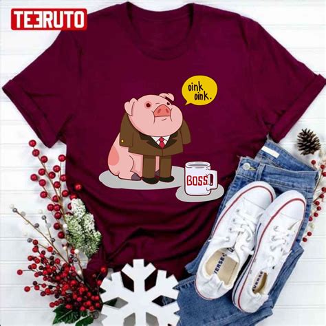 Waddles The Pig Gravity Falls Unisex T-Shirt - Teeruto
