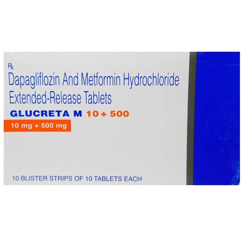 Glucreta M 10/500 Tablet | Uses, Side Effects, Price | Apollo Pharmacy