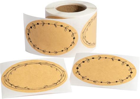 Buy 250pc/Roll) 2x3 (Black) Label Stickers for Jars and Lids |Pantry ...