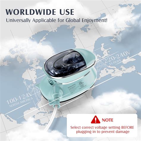 PIOMATIC Travel Iron Mini with Steam for Clothes with Dual India | Ubuy