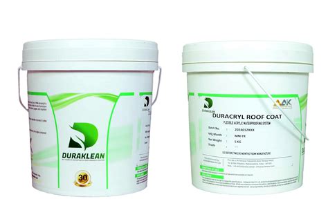 DURAKLEAN DURACRYL ROOF COAT | Acrylic Waterproofing Membrane ...