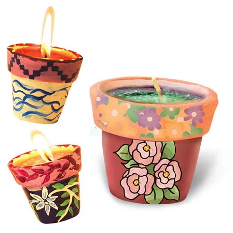 Buy Toykraft Candles Pretty Pots - DIY Painting Kit for Kids Ages 8-15 ...